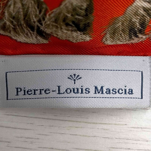 ピエールルイマシア Pierre-Louis Mascia イタリア製 総柄 シルクスカーフ レディース