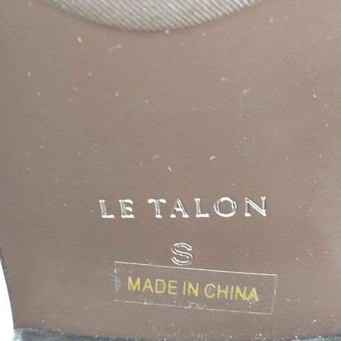 ルタロン Le Talon スクエアロングブーツ レディース JPN:S