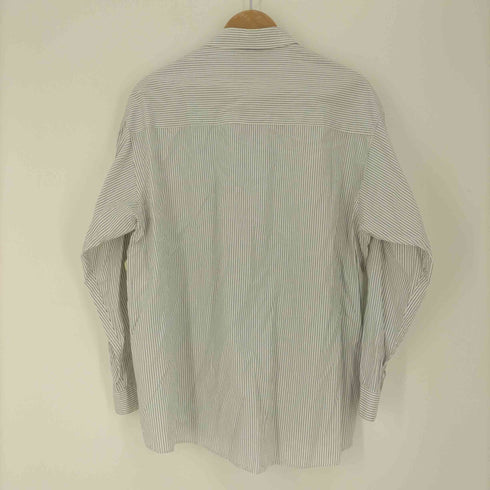 ステュディオス STUDIOUS STEREOTYPES OVERSIZEDSHIRT TOKYO プリントストライプ 長袖 シャツ メンズ JPN:2