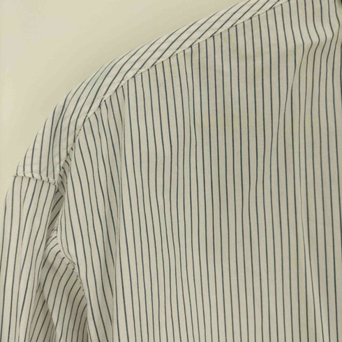 ステュディオス STUDIOUS STEREOTYPES OVERSIZEDSHIRT TOKYO プリントストライプ 長袖 シャツ メンズ JPN:2