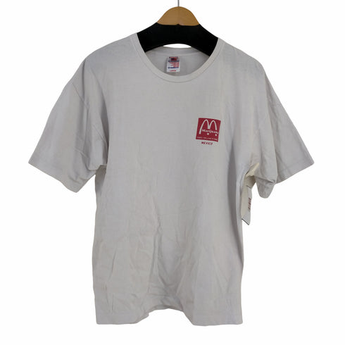 ベイサイド BAYSIDE USA製 サンプリングロゴ marijuana over 1 billion stoned クルーネックTシャツ メンズ import:L