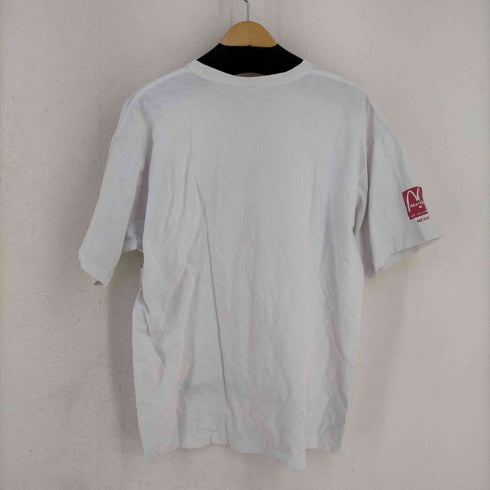 ベイサイド BAYSIDE USA製 サンプリングロゴ marijuana over 1 billion stoned クルーネックTシャツ メンズ import:L