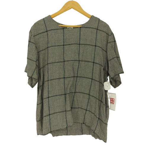 サンシー SUNSEA 13SS チェックプルオーバーTシャツ メンズ JPN:3