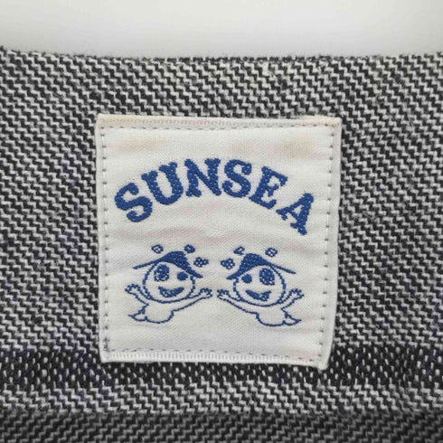 サンシー SUNSEA 13SS チェックプルオーバーTシャツ メンズ JPN:3