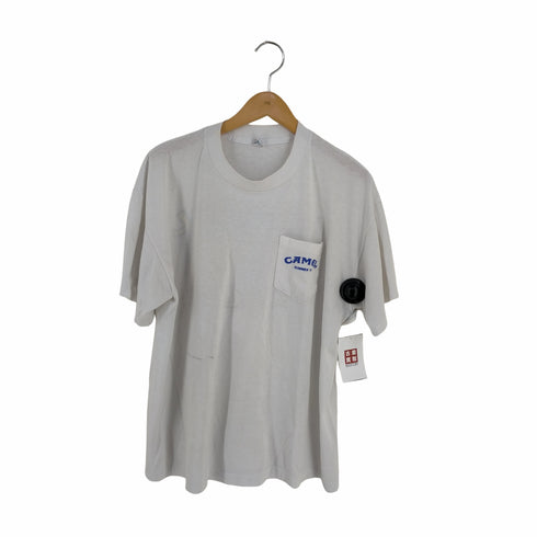 キャメル CAMEL USA製 シングルステッチ 染み込みプリント シガレット Tシャツ メンズ import:XL