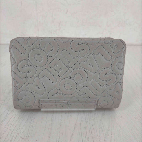 ラコステ LACOSTE 刺繍デザイン ラウンドジップ 二つ折り財布 レディース