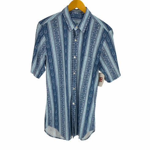 コムデギャルソンオムオム COMME des GARCONS HOMME HOMME 00S 総柄転写プリントパッカブルギミック半袖シャツ メンズ
