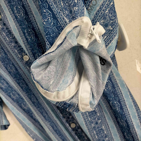 コムデギャルソンオムオム COMME des GARCONS HOMME HOMME 00S 総柄転写プリントパッカブルギミック半袖シャツ メンズ