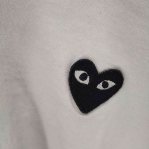 プレイコムデギャルソン PLAY COMME des GARCONS ハートロゴクルーネックカットソー レディース JPN:M