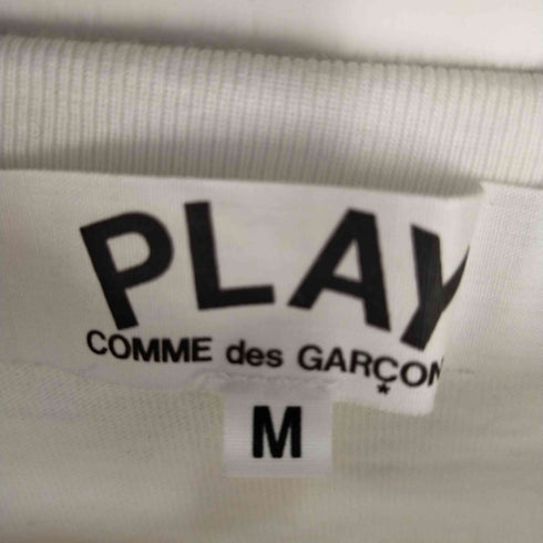 プレイコムデギャルソン PLAY COMME des GARCONS ハートロゴクルーネックカットソー レディース JPN:M