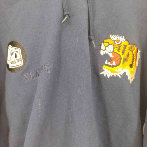 エクストララージ XLARGE 24SS TIGER EMBROIDERY HOODED SWEATSHIRT メンズ JPN:XL