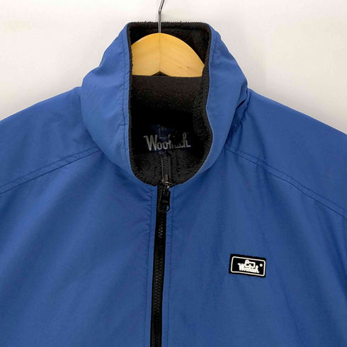ウールリッチ WOOLRICH 80S 紺タグ 裏地フリース YKKジッパー ジップアップ ナイロンベスト メンズ import:L