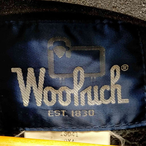 ウールリッチ WOOLRICH 80S 紺タグ 裏地フリース YKKジッパー ジップアップ ナイロンベスト メンズ import:L