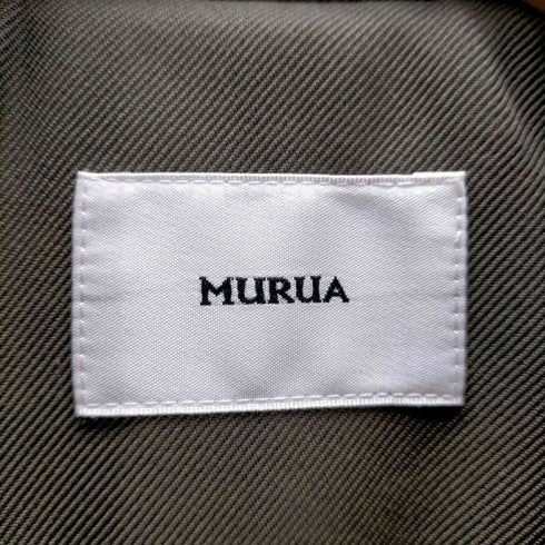 ムルーア MURUA 20AW ファー切替 ロング ダブルトレンチコート レディース FREE