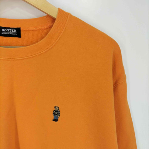 アーバンリサーチアイディー URBAN RESEARCH ID ROSTER 別注 BEAR SWEAT ベア刺繍 クルーネックスウェット メンズ JPN:L