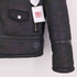 ザラ ZARA ダブルライダース フェイクムートンジャケット メンズ import:XL