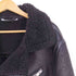 ザラ ZARA ダブルライダース フェイクムートンジャケット メンズ import:XL