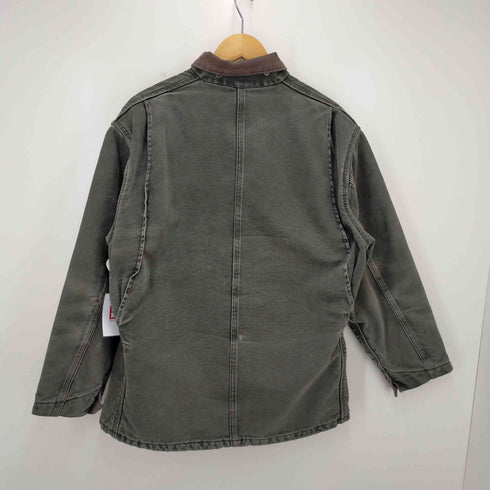 カーハート Carhartt USA製 80~90s Chore Coat チョアコート ダック地 裏地ブランケット コーデュロイ切替カバーオール メンズ L-R