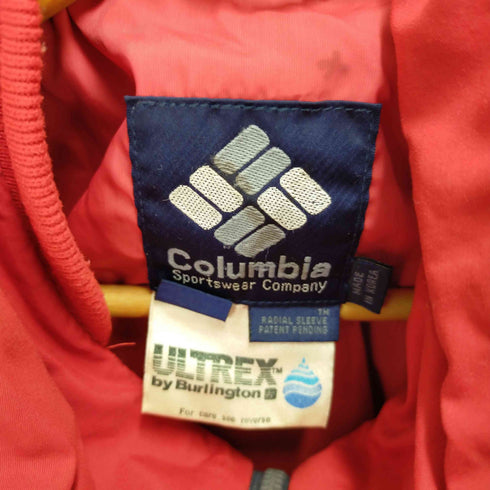 コロンビア Columbia 80~90s 旧タグ ULTREX by Burlington ダブルジップアップ ナイロンジャケット メンズ L