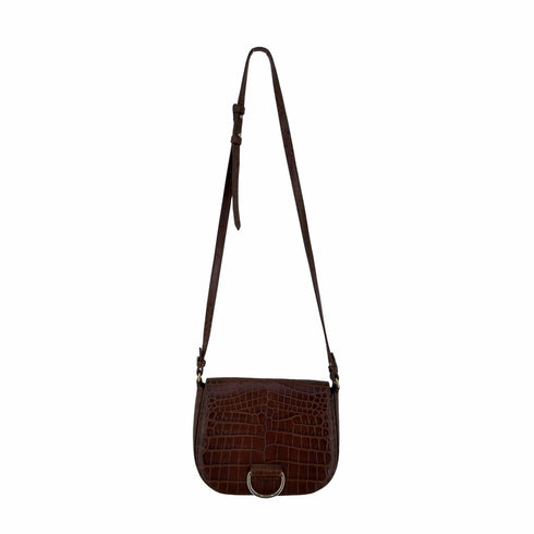 little liffner クロコ型押し Saddle Medium Bag レディース