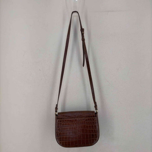 little liffner クロコ型押し Saddle Medium Bag レディース