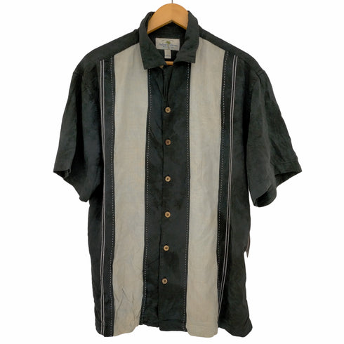 アイランドショアー ISLAND SHORES ウォッシャブルシルク オープンカラーシャツ メンズ import:L