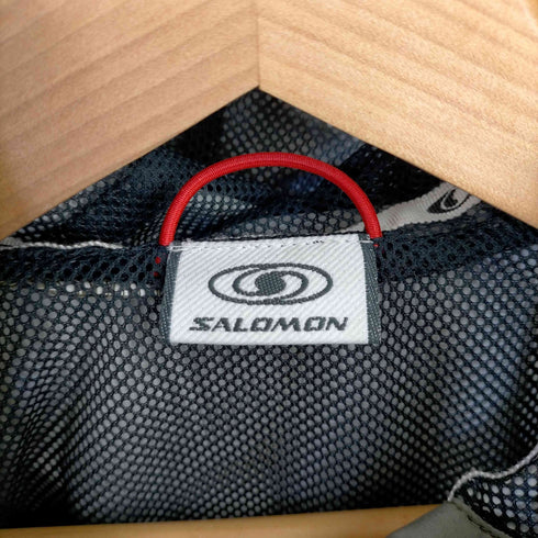 サロモン SALOMON ロゴ刺繍 シェルジャケット メンズ JPN:M