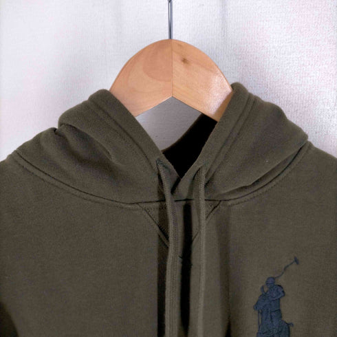 ポロラルフローレン POLO RALPH LAUREN ビックポニー刺繍 プルオーバーフーディー レディース import:M