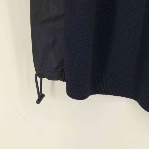 ヴァレンティノ Valentino ナイロン切替クルーネックウールニット メンズ import:L