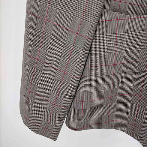 ヴィヴィアンウエストウッドレッドレーベル Vivienne Westwood RED LABEL オーブロゴ ボタン チェック柄 変形 テーラード ジャケット レディース JPN:3