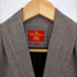 ヴィヴィアンウエストウッドレッドレーベル Vivienne Westwood RED LABEL オーブロゴ ボタン チェック柄 変形 テーラード ジャケット レディース JPN:3