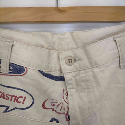 ヒステリックグラマー HYSTERIC GLAMOUR FANTASTIC 柄 スクラッチ テーパード パンツ メンズ JPN:L