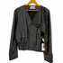 ベジャス VEJAS Handkerchief Necktie Leather Bomber Jacket ハンカチーフネックタイ ボンバージャケット レザージャケット メンズ import:M