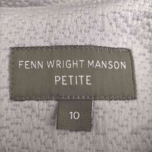 FENN WRIGHT MANSON PETITE 花柄シルクノースリーブワンピースコットンジャケットセットアップ レディース