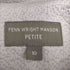 FENN WRIGHT MANSON PETITE 花柄シルクノースリーブワンピースコットンジャケットセットアップ レディース