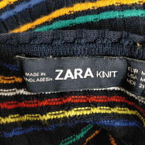 ザラ ZARA マルチカラ―ショートニット レディース JPN:M