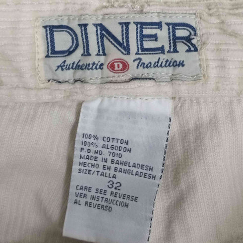 DINER ロゴワッペン コーデュロイショーツ ショートパンツ メンズ 32