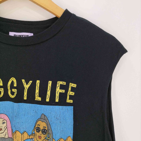 プニュズ PUNYUS DOGGYLIFEノースリーブTシャツ レディース JPN:3