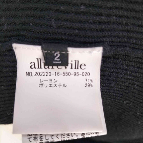 アルアバイル allureville リブニット レディース JPN:2