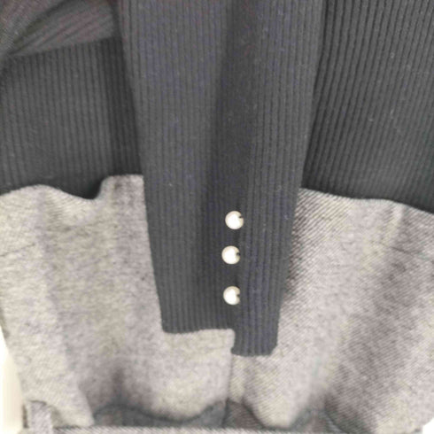 プロポーションバイボディードレッシング PROPORTION BODY DRESSING ニットドッキングツイードワンピース レディース JPN:M