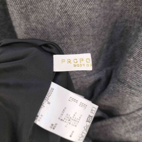 プロポーションバイボディードレッシング PROPORTION BODY DRESSING ニットドッキングツイードワンピース レディース JPN:M