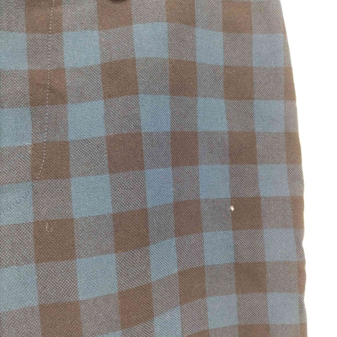 トゥモローランド TOMORROWLAND 18AW ブロックチェック スラックスパンツ メンズ JPN:46