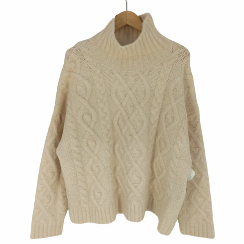 パピエ papier Cable turtle knit レディース FREE