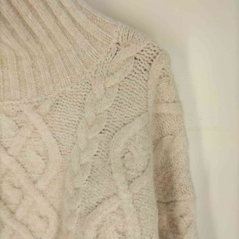 パピエ papier Cable turtle knit レディース FREE