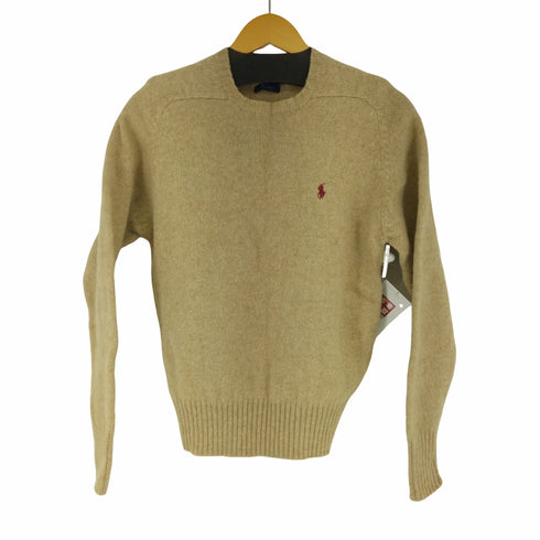 ポロバイラルフローレン Polo by RALPH LAUREN 90-00s スモールポニー刺繍 フリーダムスリーブ メランジウールニット レディース import:M