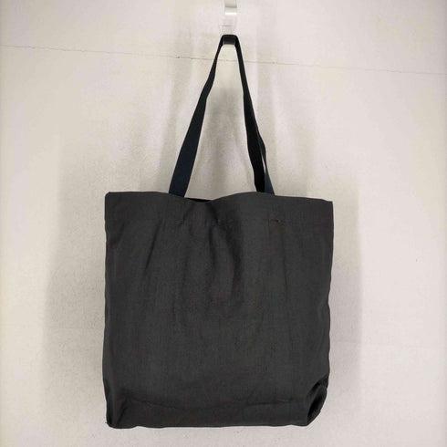 ヨウジヤマモト Yohji Yamamoto シグネチャーロゴキャンバストートバッグ メンズ