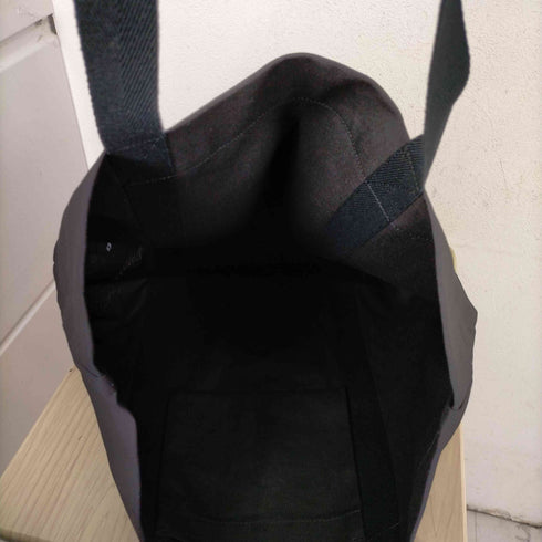 ヨウジヤマモト Yohji Yamamoto シグネチャーロゴキャンバストートバッグ メンズ