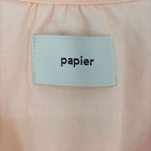 パピエ papier Linnen gown レディース FREE