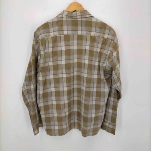 60S コットンチェックオープンカラーシャツ メンズ 15 1/2