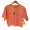 クレイジーシャツ CRAZY SHIRTS usa製 プリント クロップドs/sカットソー レディース JPN:L
